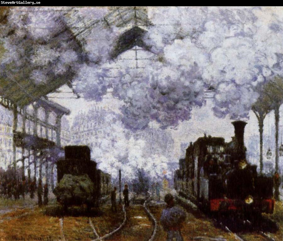 Claude Monet The Gare Saint-Lazare Arrival of a Train